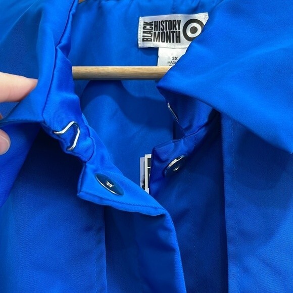 NEW Sammy B x Target Black History Month Blue Cropped Jacket Size 3X - Picture 6 of 10